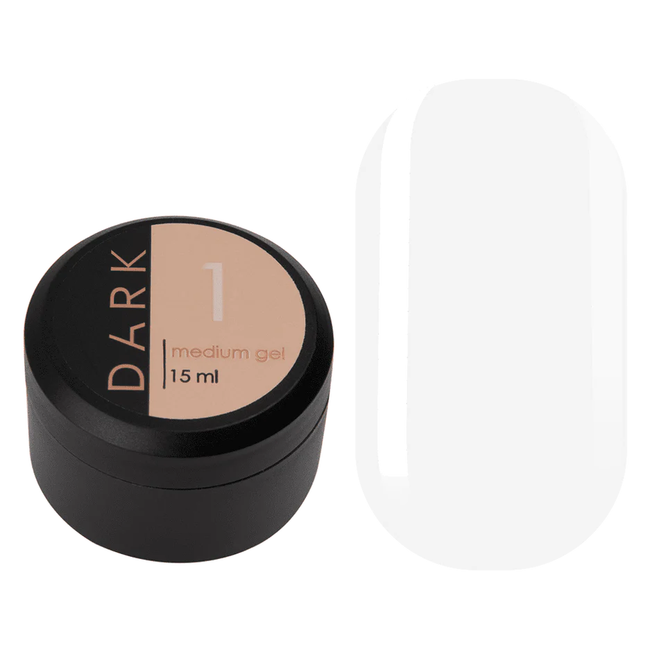 Dark Medium Gel N01 15ml (clear)