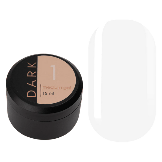 Dark Medium Gel N01 15ml (clear)