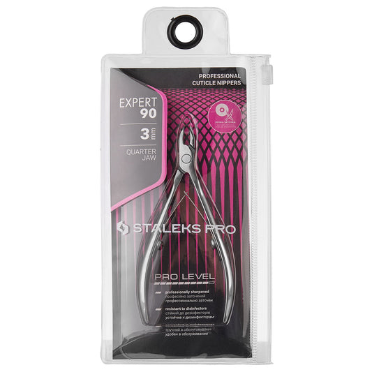 Staleks Pro Expert 90 3mm Professional Cuticle Nippers NE-90-3
