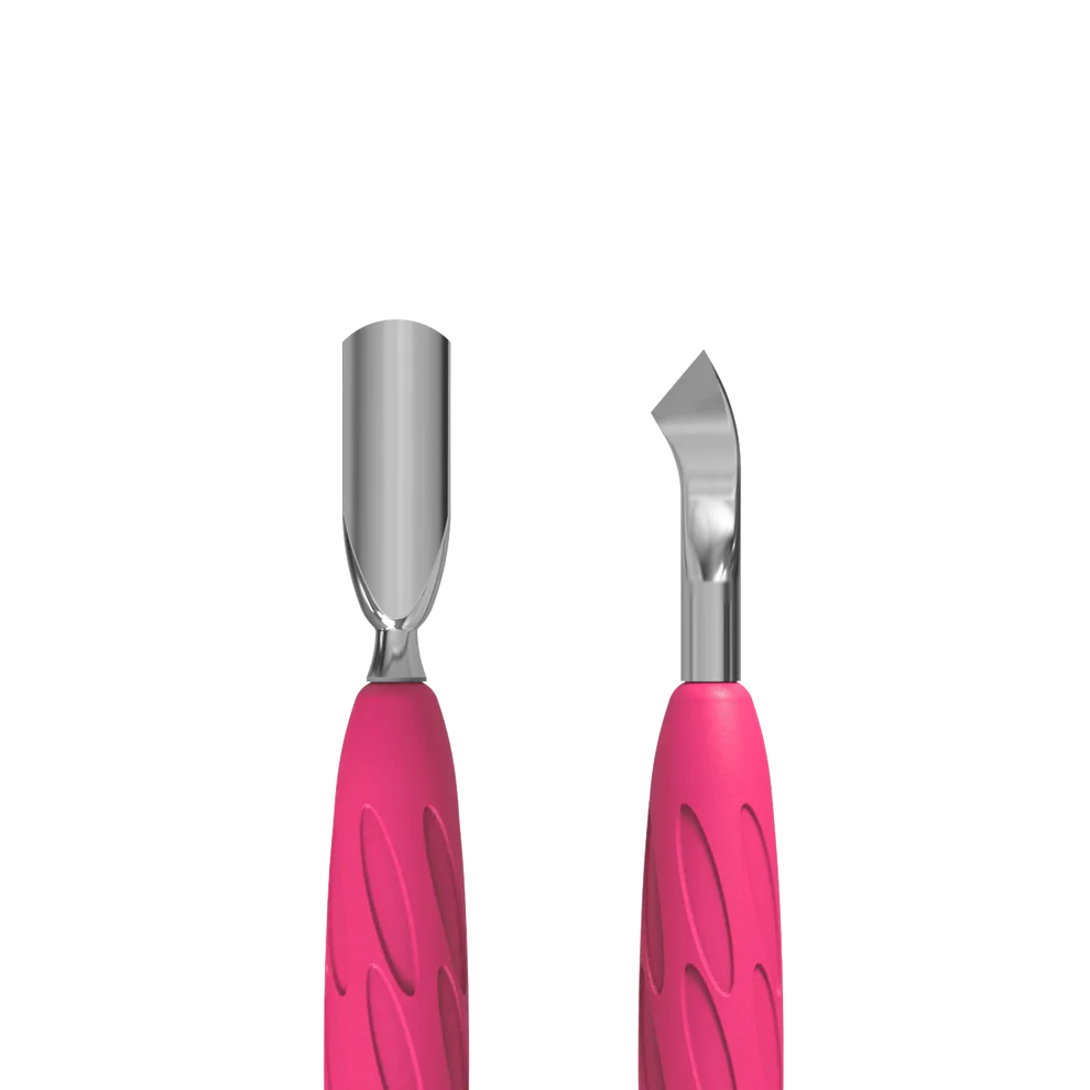 Staleks Manicure Pusher "Gummy" UNIQ 10 TYPE 4.2 (Narrow Rounded Pusher + Bent Blade) PQ-10/4.2