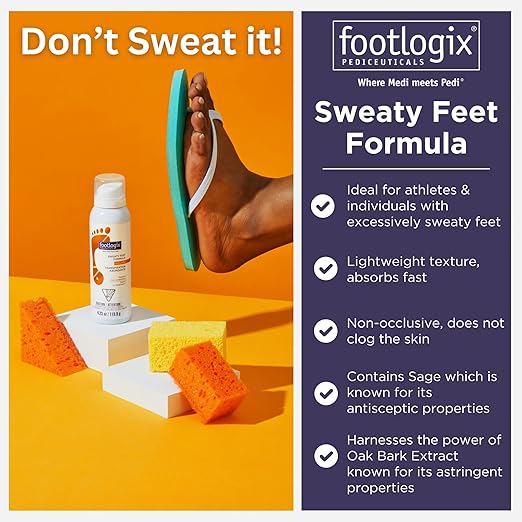 Footlogix Sweaty Feet Formula 4.23 oz