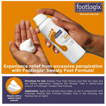 Footlogix Sweaty Feet Formula 4.23 oz