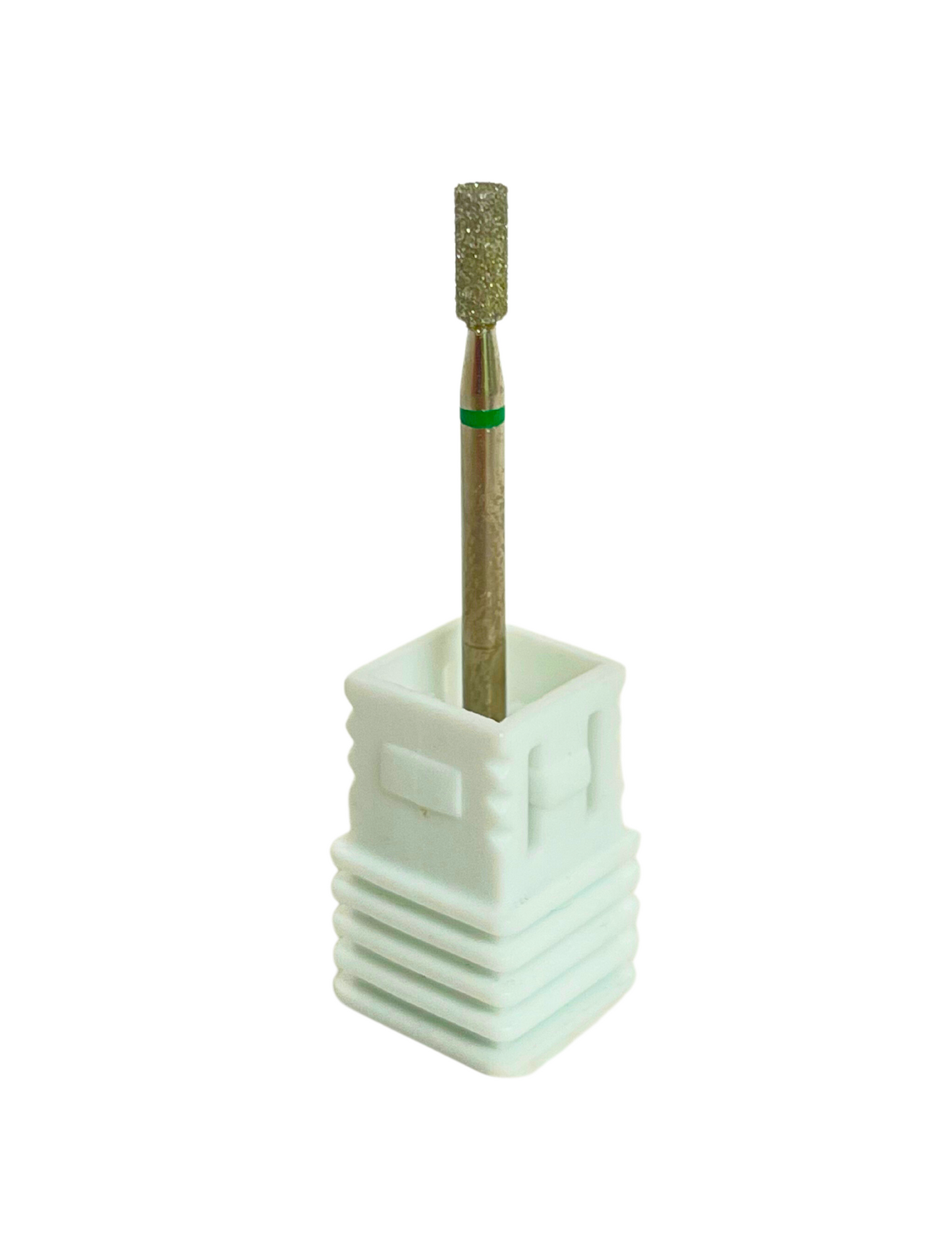 Diamond Nail Drill Bit Cylinder Head 1.6/8mm Green Coarse grit