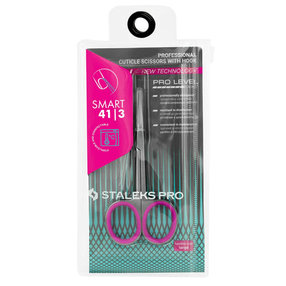 Staleks Processional Cuticle Scissors With Hook 41 TYPE 3 SS-41/3